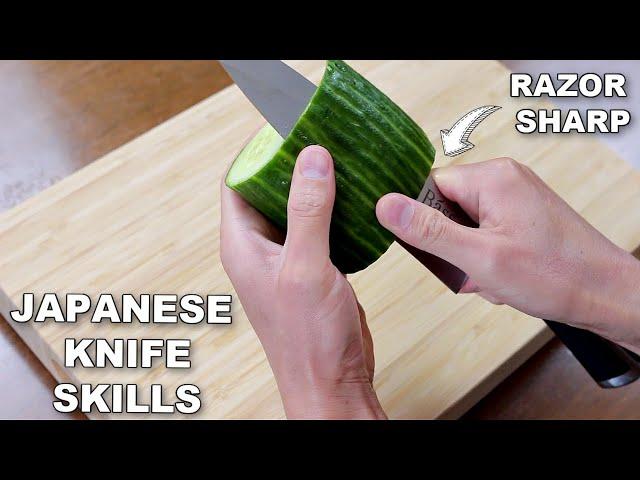 Japanese knife skills - Katsuramuki - 大根の桂むきのコツ