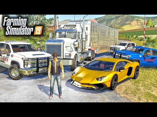 POLICE BUST! ARRESTING MR. CHOW & HIS $1.5 MILLION CHICKEN BUSINESS | FARMING SIMULATOR 2019