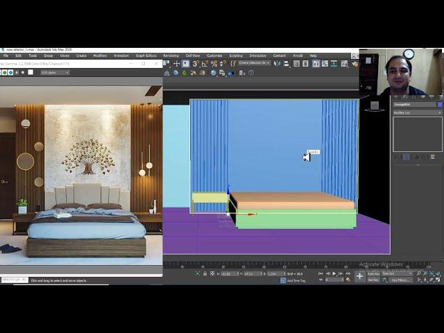 3dsMax Tutorials, Learn 3D Interior Modeling from Scratch in 3dsmax ( Part 1)