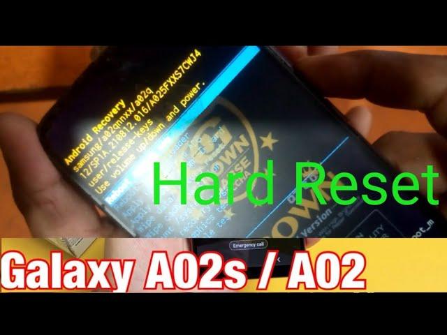 How To Reset Samsung Galaxy A02s - Hard Reset