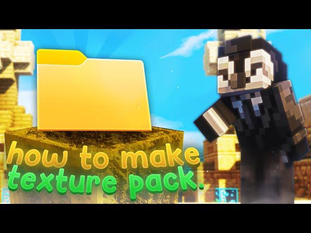 How to Make a Texture Pack in Minecraft (Resource Pack) Easily | 1.20.1