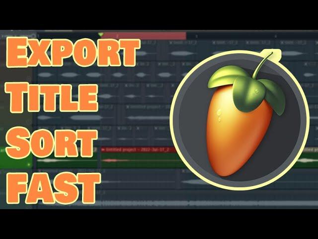 Export Individual Non-Unique Audio Clips FAST in FL Studio