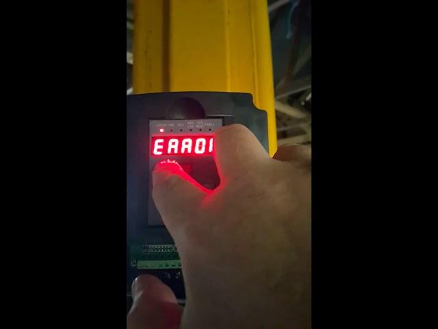 HY VFD with Error Code