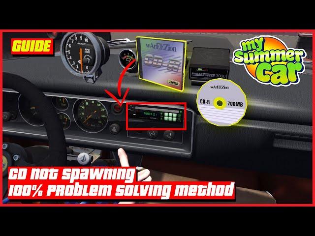 My Summer Car - CD Not Spawning 100% Problem Solving Method [GUIDE] 2021 | Ogygia Vlogs