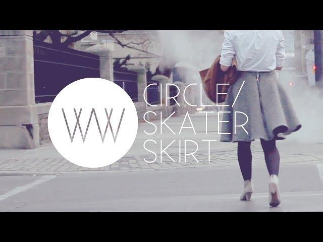 How to Make a Circle/Skater Skirt | WITHWENDY