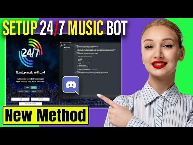 How to get 24/7 Music for FREE on Discord | Music Bot On Discord