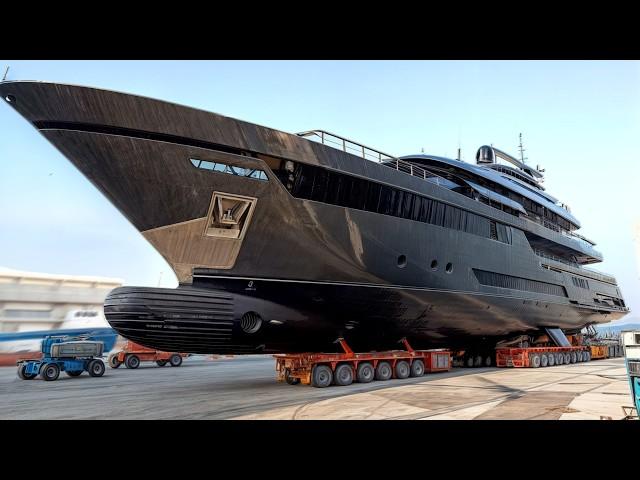 Billionaire private Giga Yachts production - Inside the world's most luxurious shipyards