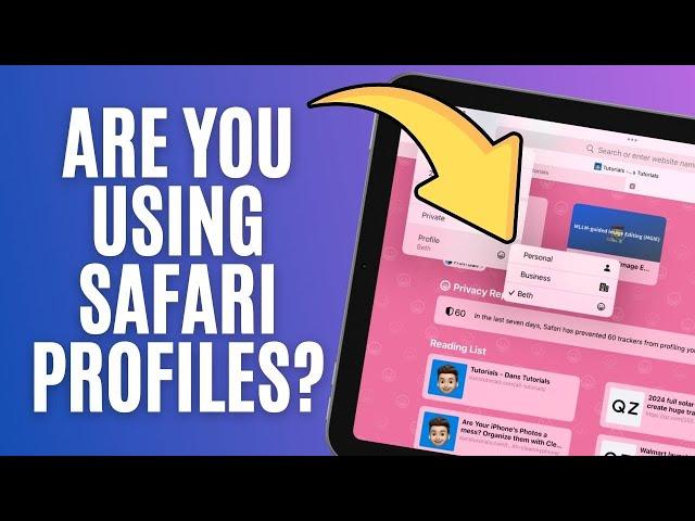 Can Safari Profiles on the iPad Revolutionize Your Web Experience? Yes! Find out how!