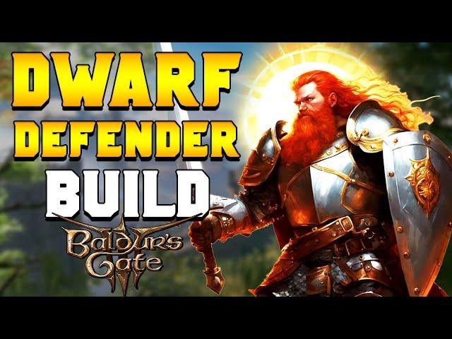 BEST DWARF DEFENDER (Fighter/Paladin) Build for Baldur's Gate 3