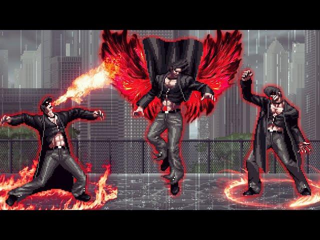 [KOF Mugen] Iori Yagami Fen LV 1, LV 2, LV 3 Vs 16 Ultimate Female Fighters Team