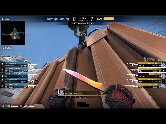 CSGO POV electronic (36/22) vs. Nemiga [de_nuke] - WePlay! Clutch Island (26.06.2020)