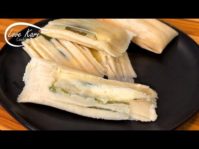 How to make Tamales de Rajas con Queso Cheese Tamales Recipe