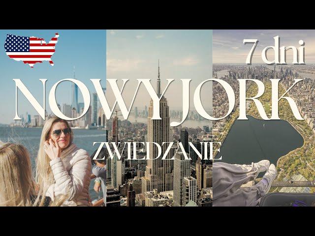 Nowy Jork - 7 Dni Przygód w USA 4K | Helikopter  | Vlog Rodzinny 2024  | Zwiedzanie