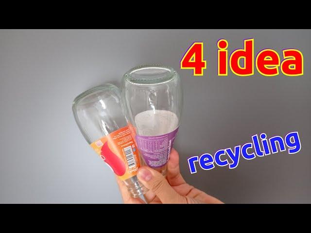 ️ DIY Cam soda şişeleri ile yapılacak yepyeni 4 harika geri dönüşüm fikri /recycling /İmza Atölyesi