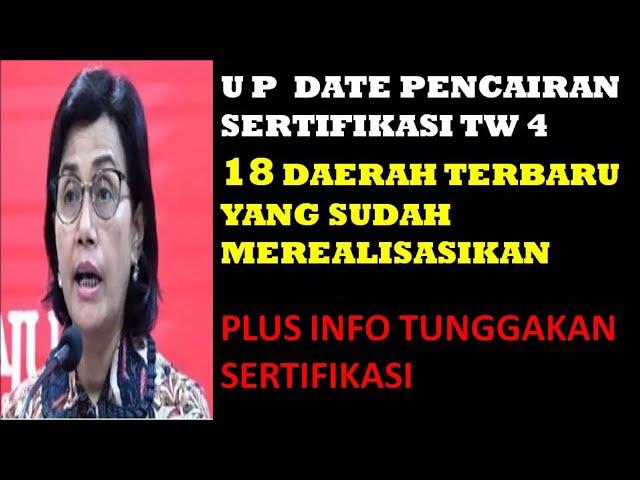 PENCAIRAN SERTIFIKASI GURU TW 4 TAHUN 2021! DAERAH TERBARU YANG SUDAH MEREALISASIKAN DI M2 DESEMBER