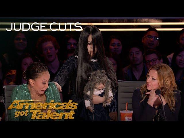 The Sacred Riana Summons A Terrifying Imaginary Friend - America's Got Talent 2018