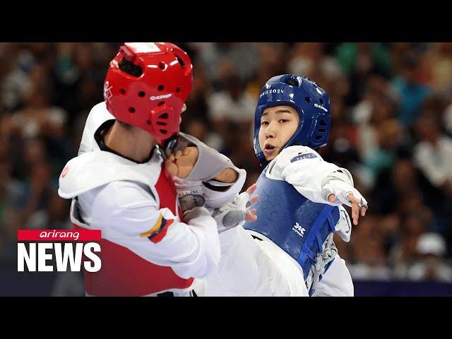 [Paris Olympics] Park Tae-joon advances to Taekwondo quarterfinals, Woo Sang-hyeok reaches...