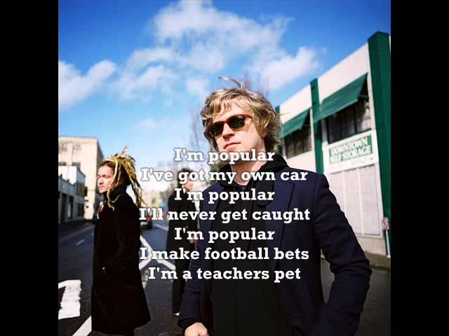 NADA SURF - Popular (lyrics)