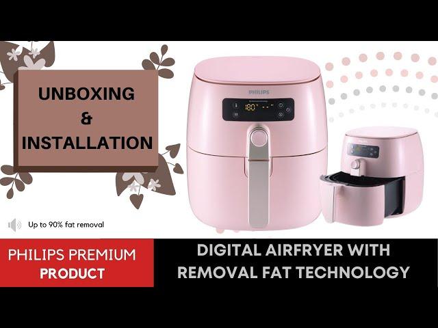 UNBOXING NEW PHILIPS PREMIUM DIGITAL AIRFRYER AMWAY (Model HD9741 - Lychee Pink)