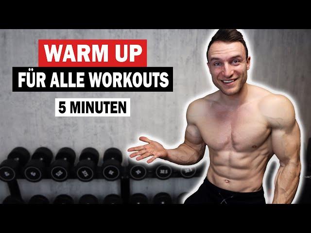 5 Minuten Ganzkörper Warm Up für alle Workouts | Sascha Huber