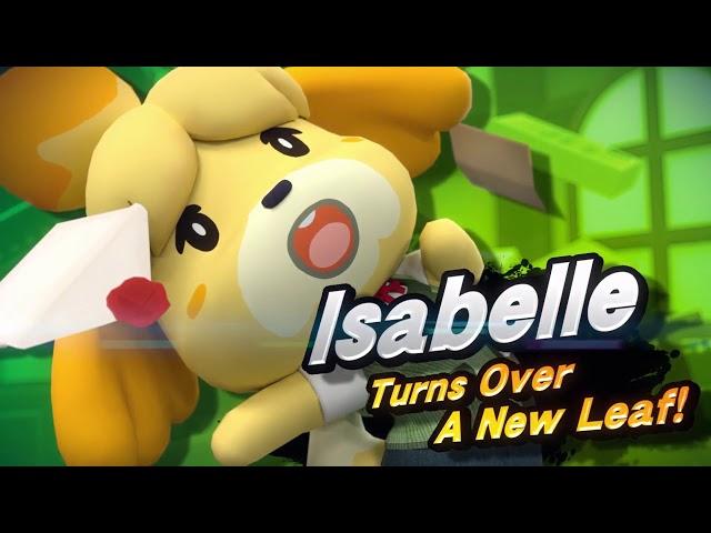 Isabelle in Super Smash Bros. Ultimate - Reveal Trailer