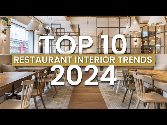 Top 10 Restaurant Interior Trends for 2024 | Interior Design Ideas for Restaurants 2024