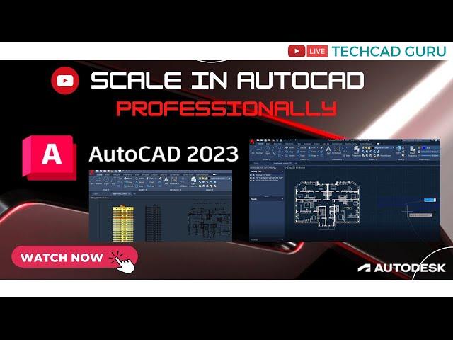 Scale like a Professional in AutoCAD 2023 ! Free Tutorial Videos #autocad2023 #cad #scalemodel