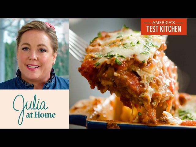 The Best Lasagna You'll Ever Make (Lasagna For Two) | Julia At Home (S3 E3)