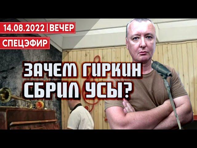 Зачем Гиркин сбрил усы? СПЕЦЭФИР  14 Августа | Вечер