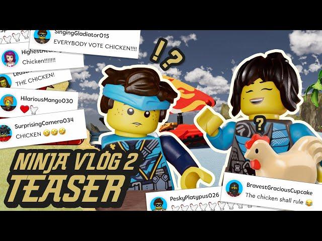 Ninja Vlog #2: Arrivals, Discoveries and... Chickens... | Nya & Jay from LEGO NINJAGO