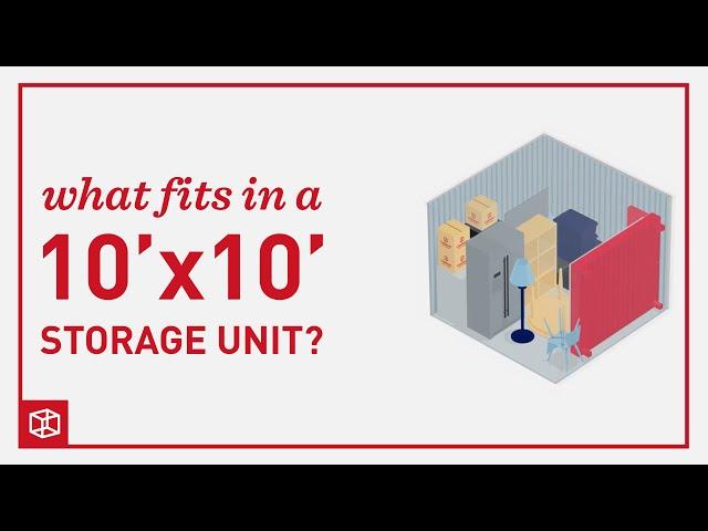 Storage Unit Size Guide - 10'x10'