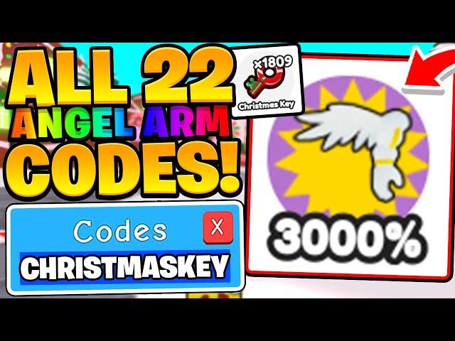 All 22 FREE Golden Angel Arm Codes In Roblox Arm Wrestling Simulator