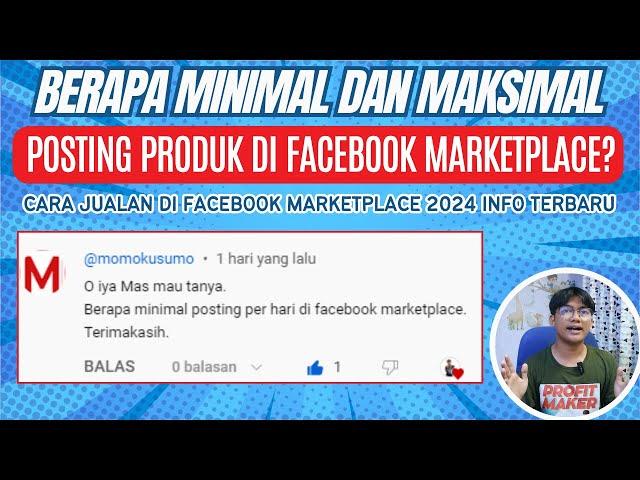 Berapa MINIMAL Posting Facebook Marketplace Per Hari? Cara Jualan di Facebook Marketplace