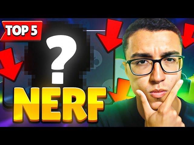 Los 5 BRAWLERS que necesitan un NERF URGENTEMENTE en BRAWL STARS