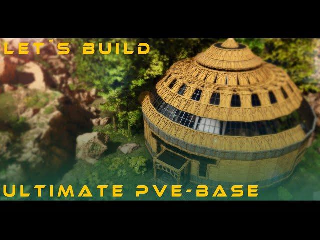 ARK SURVIVAL ASCENDED Lets build the Ultimate Round PvE Base/ Circle Base/kreatives bauen in Ark/ASA