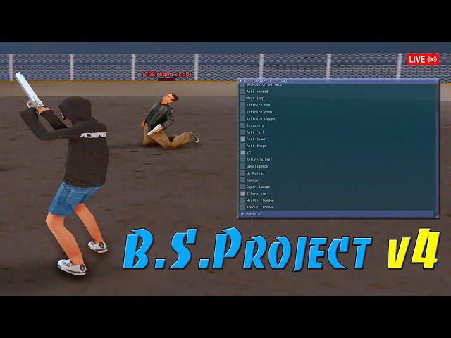 B.S.PROJECT v4 - MULTICHEAT ТАЩЕРА / SILENT AIM / DAMAGER / AUTO+C / WH / GM / NO RECOIL / GTA SAMP