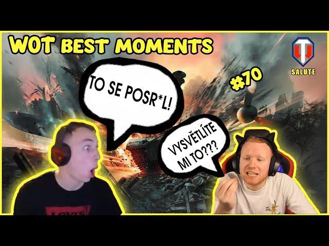 CELÝ DÍL JENOM RAGE!!!|WOT Best Moments #70| [CZ/SK]