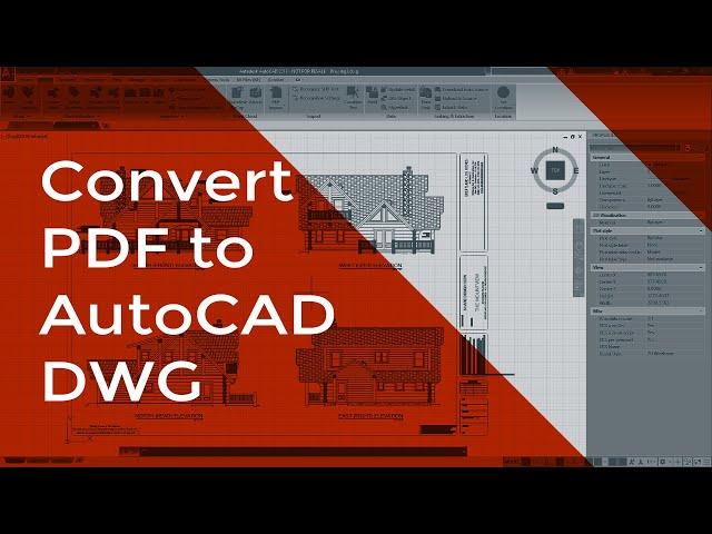 How to Convert a PDF to an AutoCAD DWG