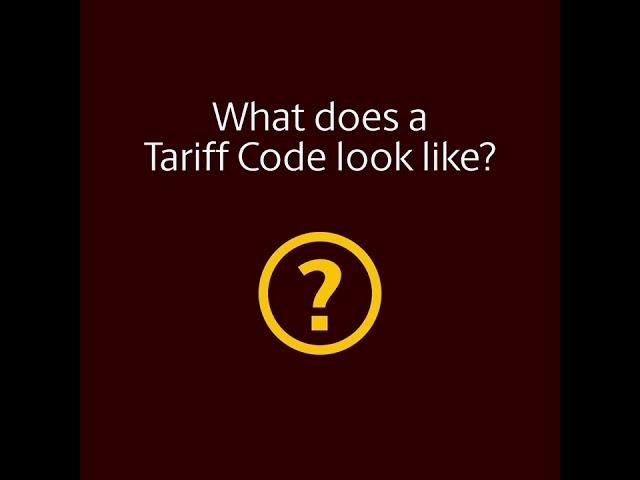 How to find your Export Tariff Code easily