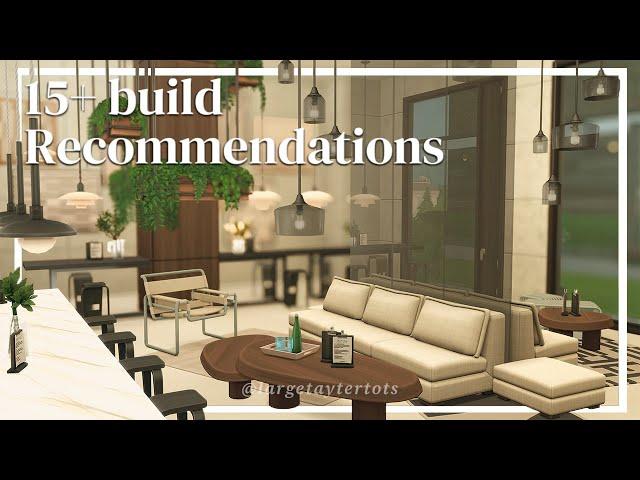 15+ Build Recommendations With Custom Content For The Sims 4 (Download Links Included)