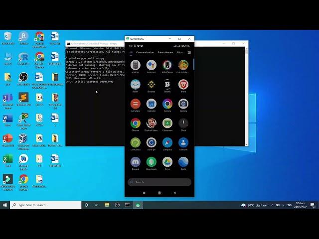 How to screen mirror android device to pc/laptop via usb cable