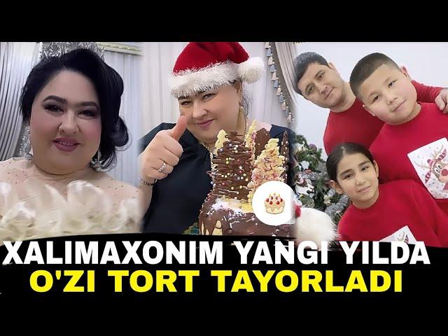 XALIMAXONIM YANGI YILDA O'Z QO'LI BILAN TORT PISHIRDI HUSH KELIBSAN YANGI YIL 2023