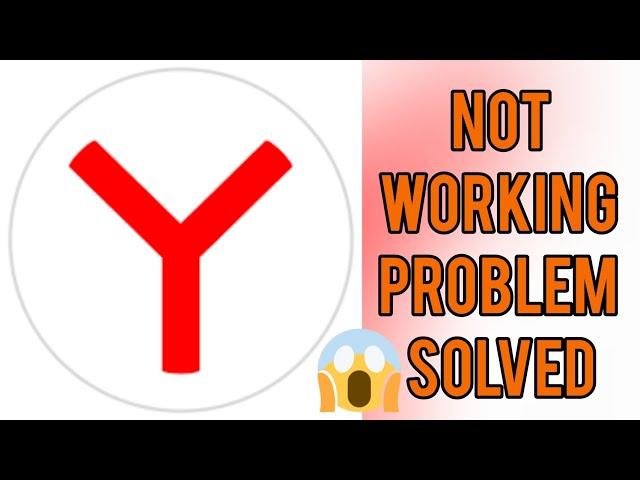 Solve "yandex browser" App Not Working Problem | @SR27SOLUTIONS