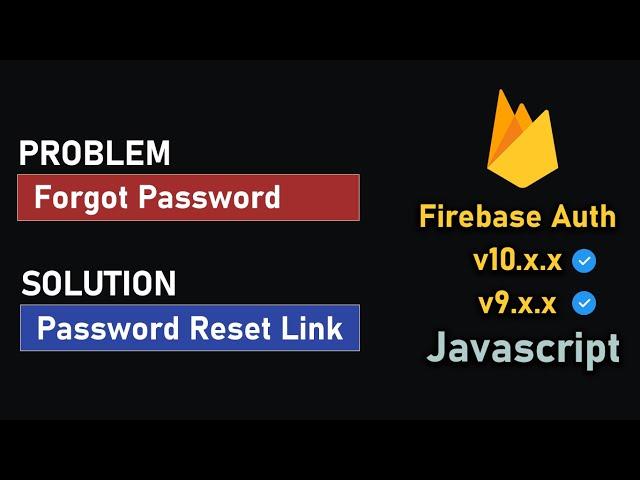 Firebase Authentication "Forgot Password", Send a Password Reset Link to Email