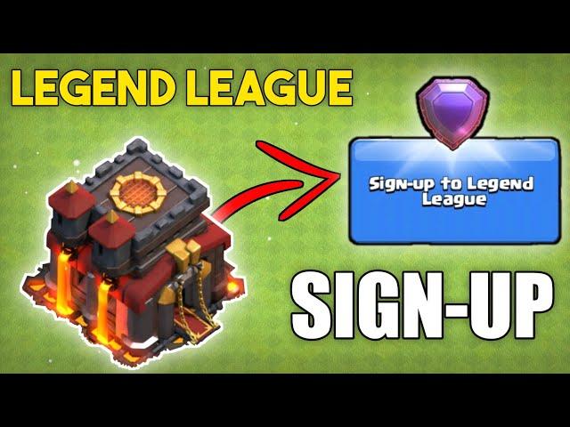 I Signed-Up to TH10 Legend League | How To Sign-Up to Legend League as TH10!