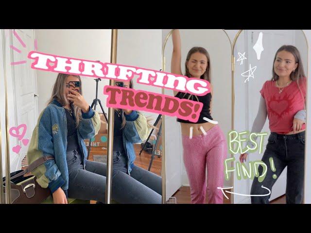 Trying on my NEW THRIFTED wardrobe~ (2021 trends thrift haul) part 1︎