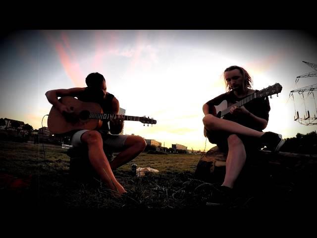 12 Minutes Acoustic Guitar Jamming at the river in DADGAD tuning | [HQ Recording]