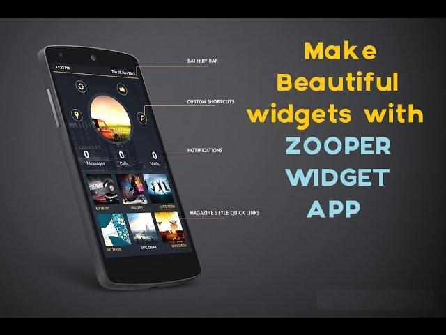 Zooper Widget : Add beautiful widgets to Homescreen