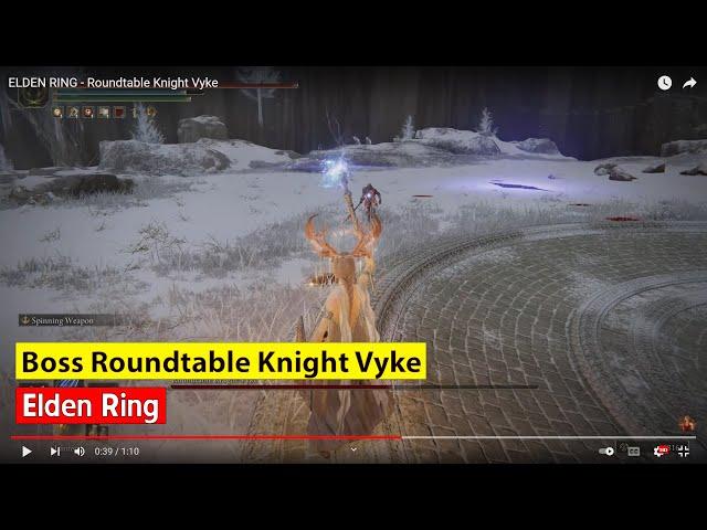 Elden Ring | huongdangame | Boss Roundtable Knight Vyke - Fingerprint Set - Vyke's Dragonbolt