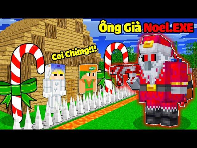 TÔ GÀ VÀ YOMOST THỬ THÁCH XÂY NHÀ AN TOÀN CHỐNG ÔNG GIÀ NOEL SANTA.EXE SIÊU ĐÁNG SỢ TRONG MINECRAFT